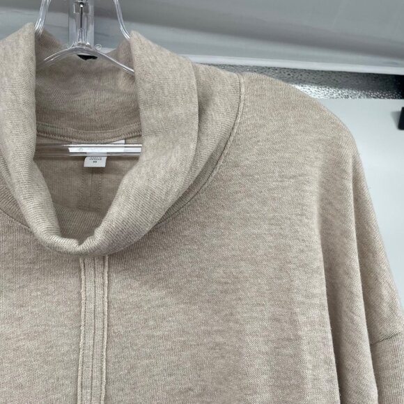 J. Jill Pure Jill Womens Cowl Neck Sweater Beige Size Small Pockets - Picture 4 of 9